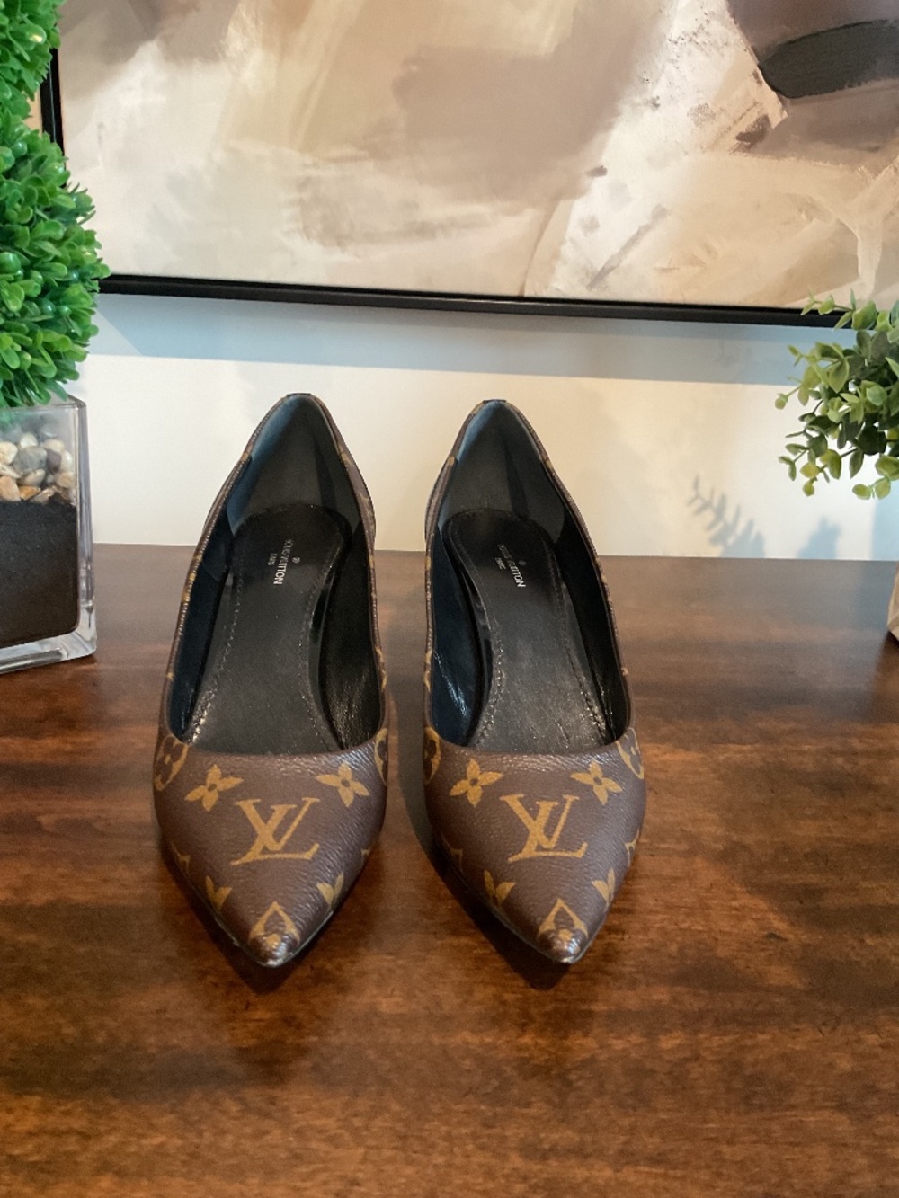 Authentic Louis Vuitton Cherie Monogram Pumps